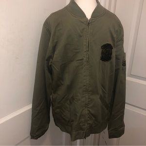 Christian fletcher + RVCA mens jacket size medium